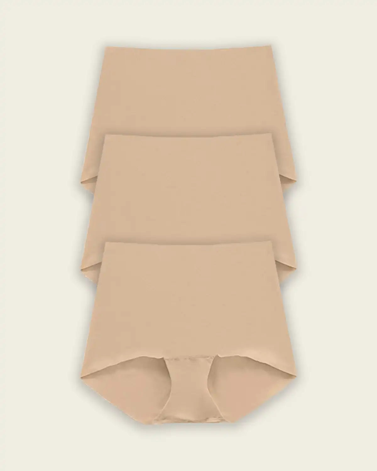 3-Pack Mostly Covered Invisible Microfiber Boyshort Panties