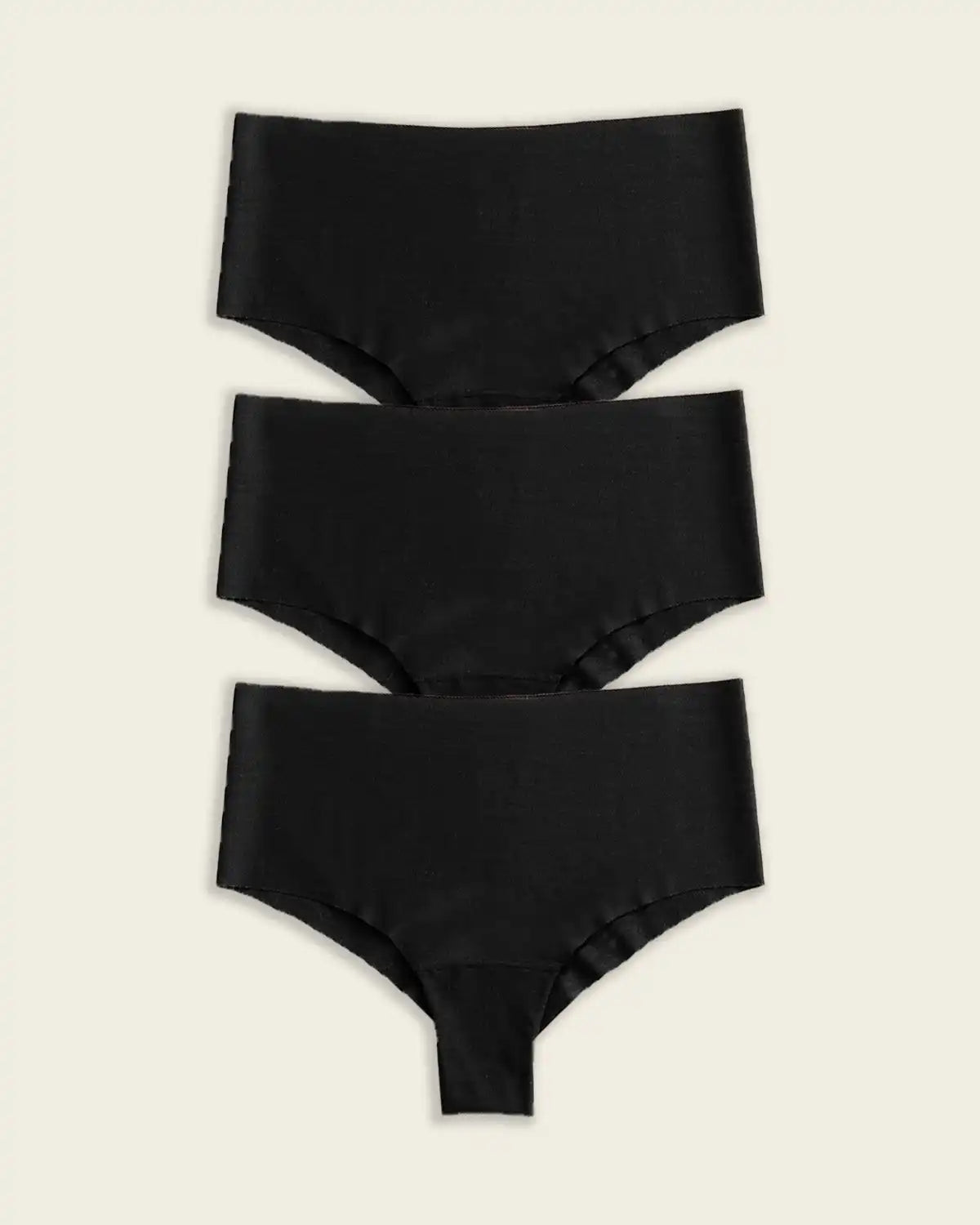 3-Pack Totally Seamless Mid-Rise Microfiber Cheeky Panties