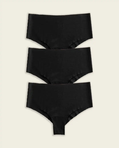 3-Pack Totally Seamless Mid-Rise Microfiber Cheeky Panties