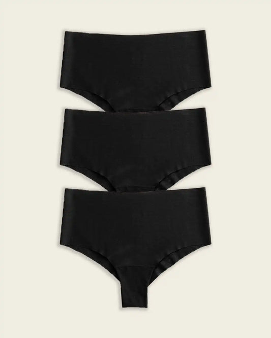 3-Pack Totally Seamless Mid-Rise Microfiber Cheeky Panties