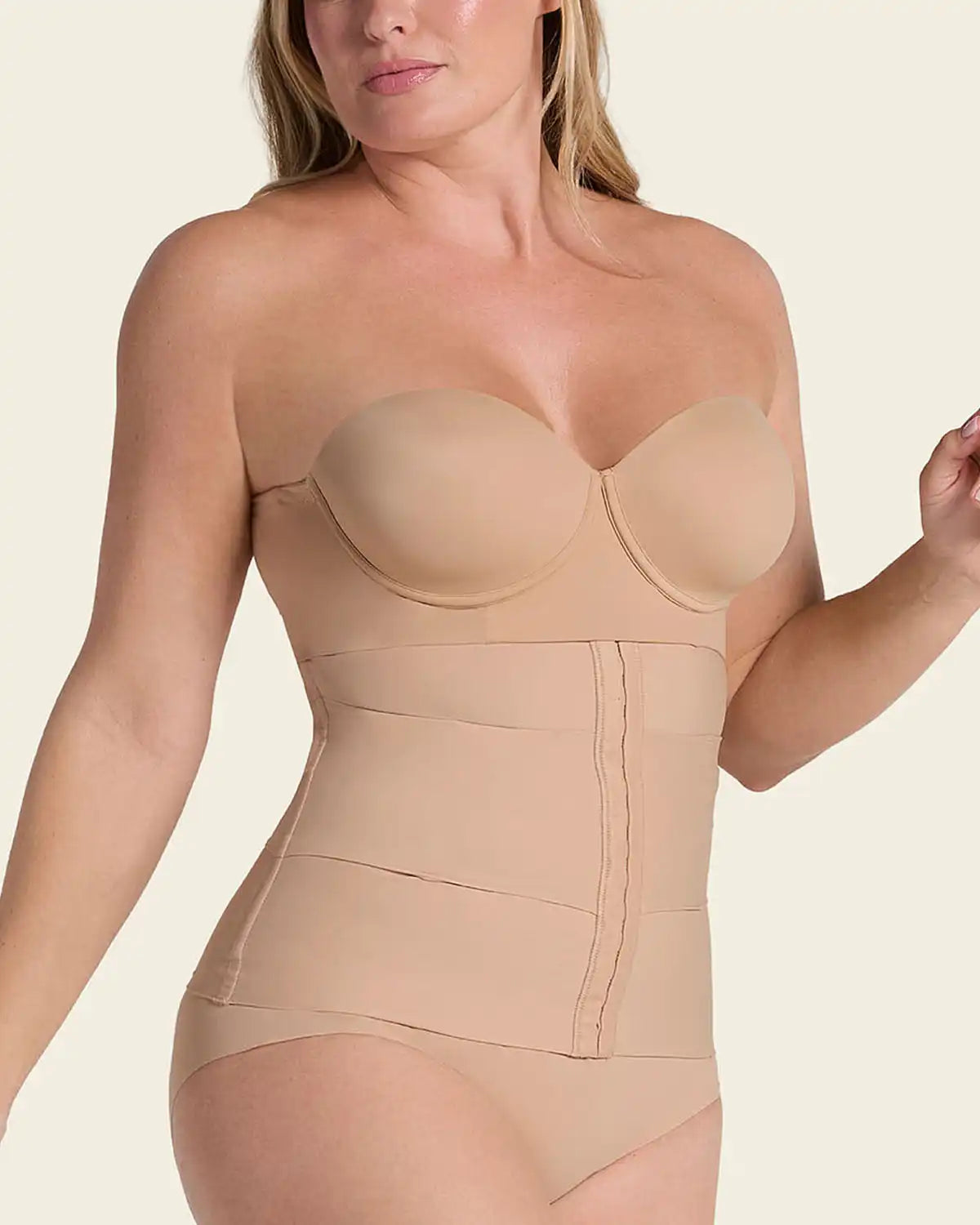3-Belt Custom Waist Cincher with Lumbar Support