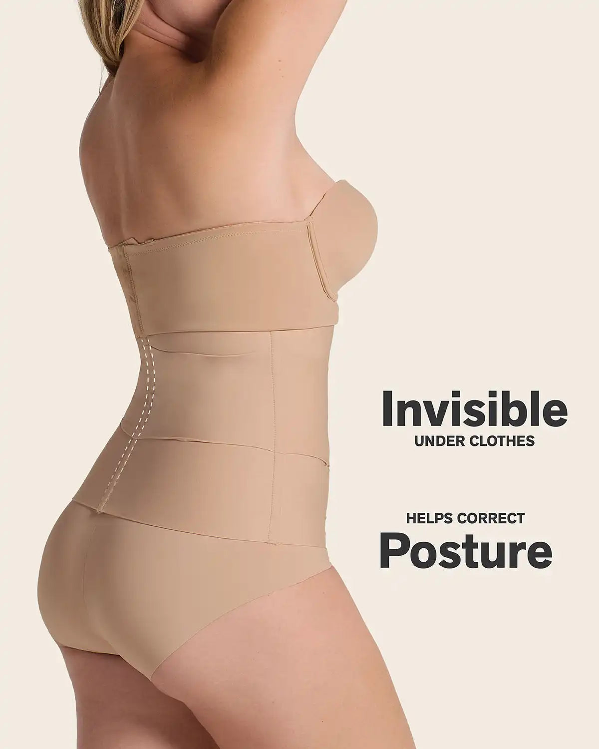 3-Belt Custom Waist Cincher with Lumbar Support