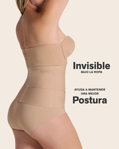 3-Belt Custom Waist Cincher with Lumbar Support