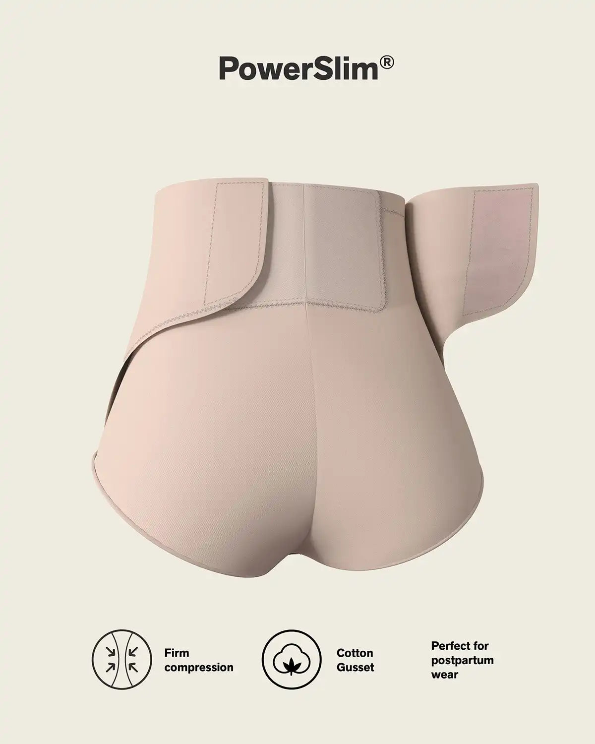 Post-Surgical Velcro Closure Firm Compression Panty